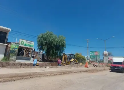 Incomoda lentitud en trabajos del Camino a Santa Rita, Pozos