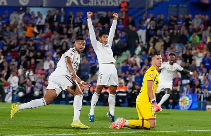Kylian Mbappé da victoria al Madrid