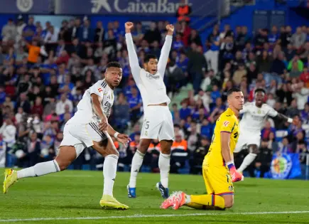 Mbappé anota gol decisivo para el Real Madrid en victoria 1-0 sobre Getafe