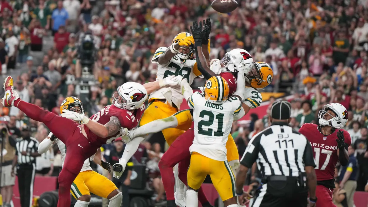 Packers logran victoria emocionante sobre Cardinals en la NFL