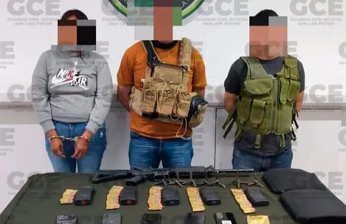 En Cedral, caen integrantes de célula delictiva