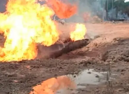 Explosión de ducto de Pemex en Chiapas deja 5 militares heridos