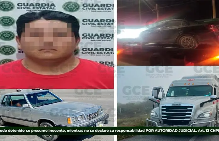 Incautan tres vehículos robados; hay un detenido