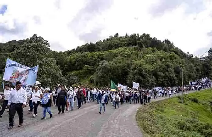 Justicia para cura piden en Chiapas