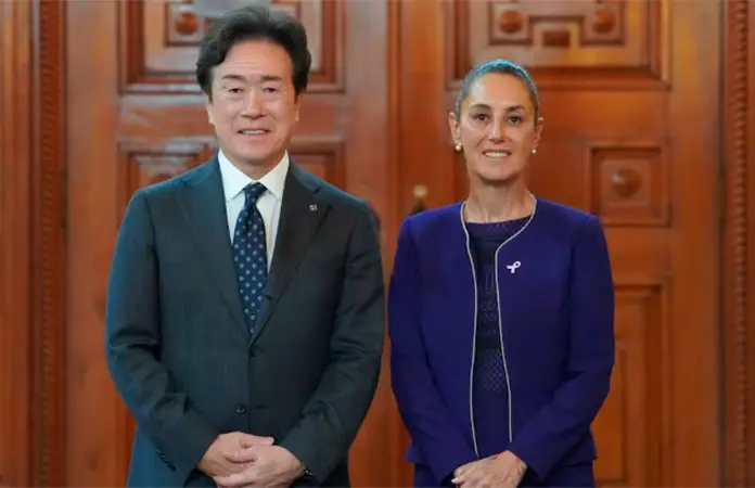 Claudia Sheinbaum se reúne con CEO de Mazda para hablar de inversiones en México