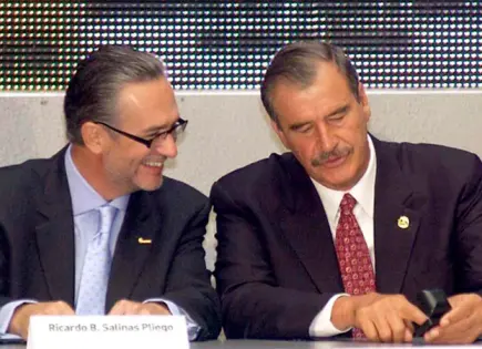 Vicente Fox respalda aspiración presidencial de Ricardo Salinas Pliego