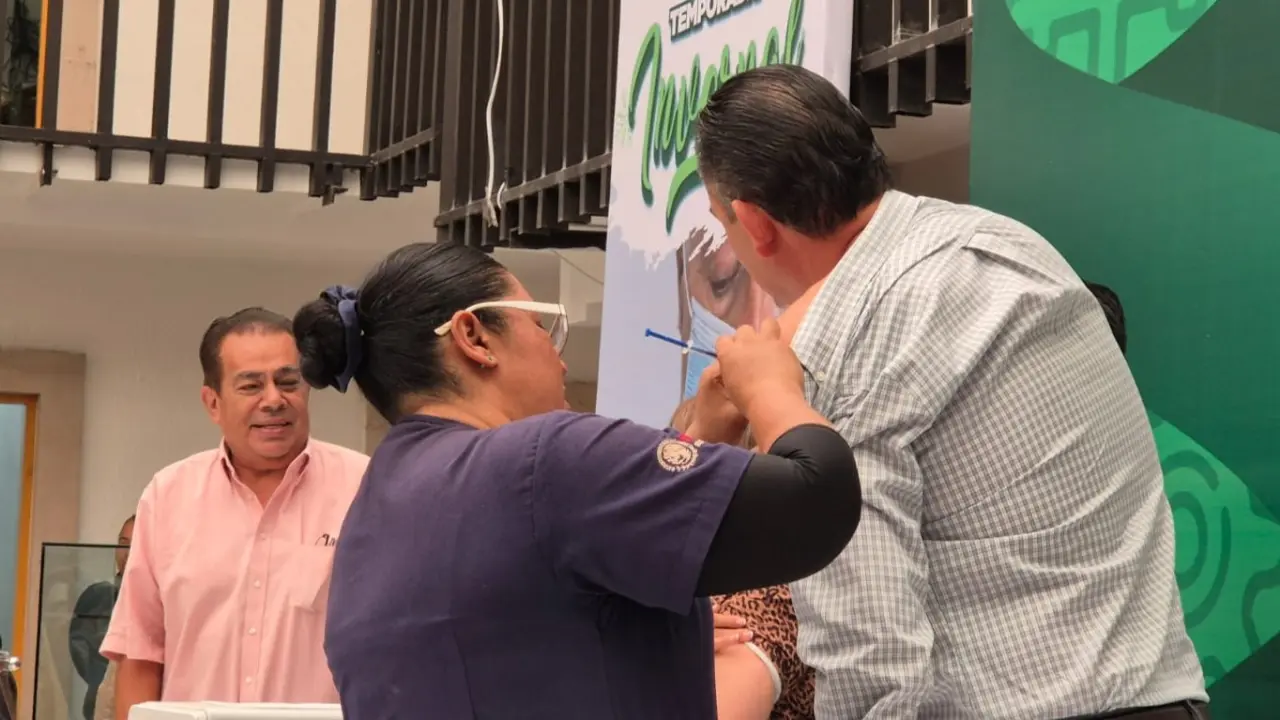 Avanza al 13.5% en vacunación contra la influenza