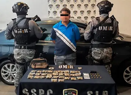 Capturan a un distribuidor de droga en Abastos