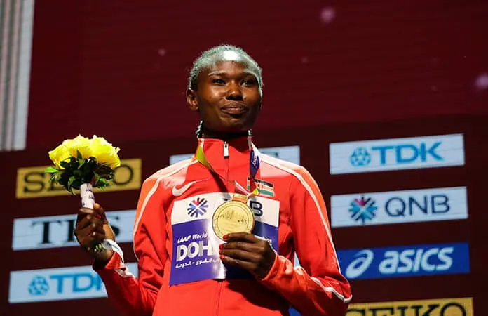 Chepng’etich, suspendida tres años por dopaje