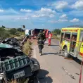 Fallece mujer en aparatoso percance carretero