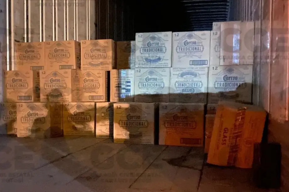 Aseguran bebidas alcohólicas robadas con valor de 7.8 mdp