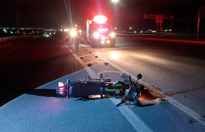 Aumentan 95% accidentes de motocicletas