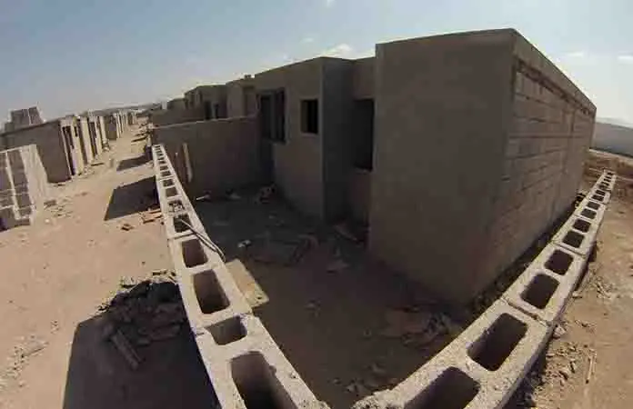 Cae construcción en San Luis; afecta incertidumbre