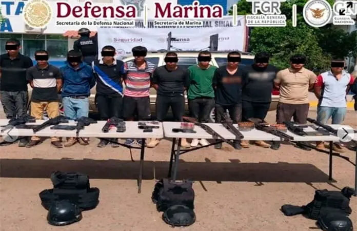 Capturan en Sinaloa a 18 de “Los Chapitos”