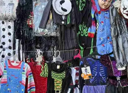 Ofertan artículos para el halloween