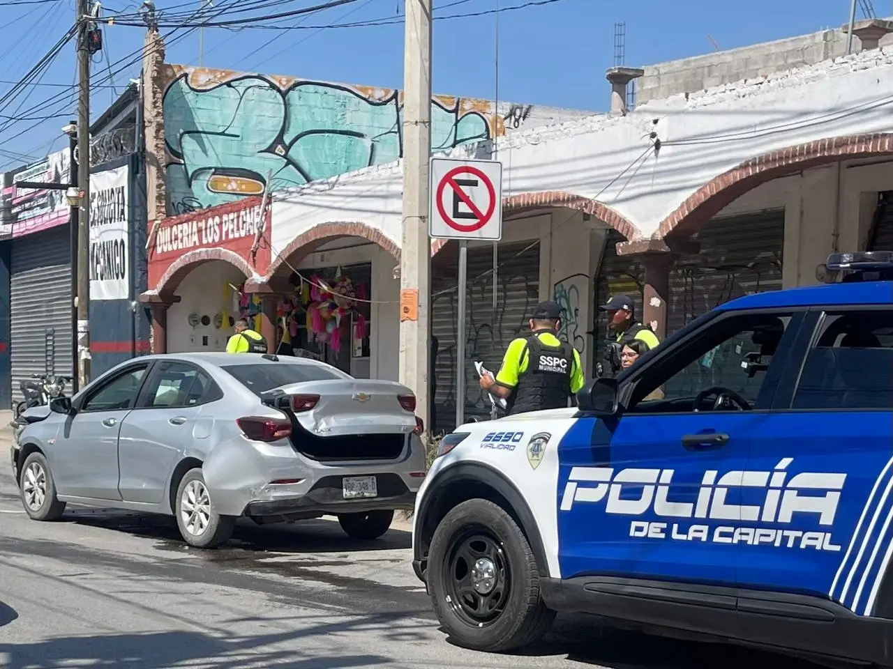 Caos vial por accidente en Las Julias