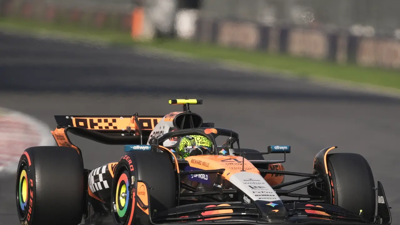 Lando Norris se adueña de la pole en México