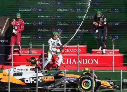 Lando Norris gana el GP de México