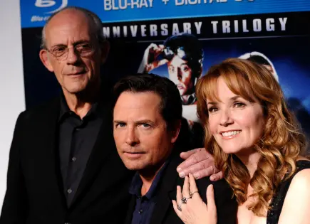 Michael J. Fox celebra el aniversario de Back to the Future