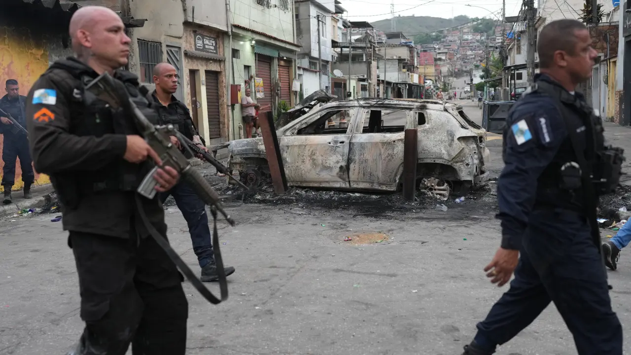 Redada masiva brasileña contra pandilla en Río deja al menos 64 muertos y 81 detenidos
