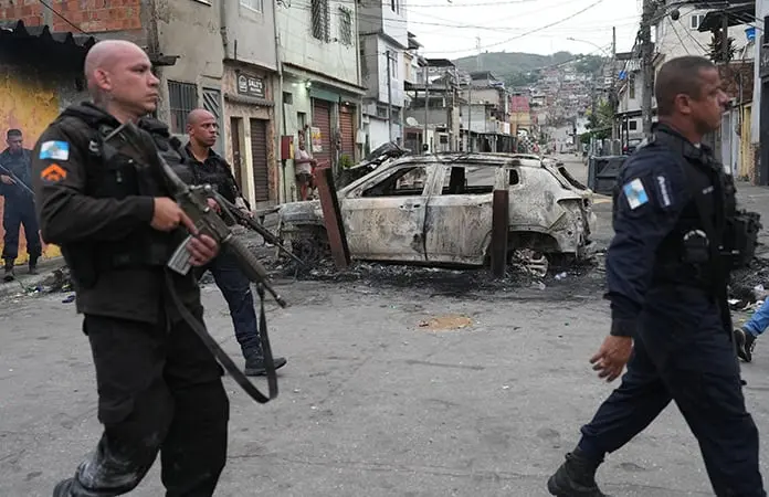 Redada masiva contra pandilla en Río de Janeiro