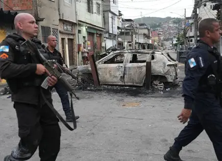 Redada masiva contra pandilla en Río de Janeiro
