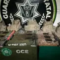 Localizan armas en presunto campo de adiestramiento