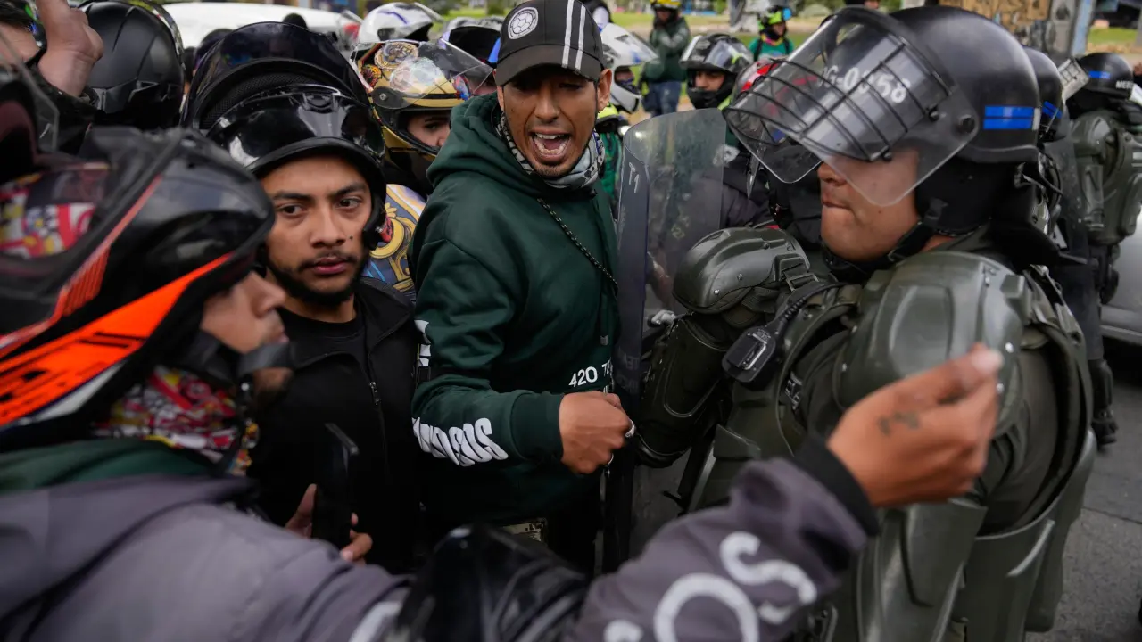 Protestas de Motociclistas y Sindicatos Paralizan Bogotá