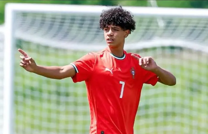 Hijo de CR7 debuta con Portugal Sub-16