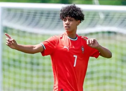 Hijo de CR7 debuta con Portugal Sub-16