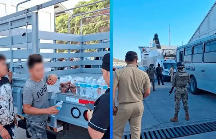 Localizan a 27 menores de edad a bordo de un ferry