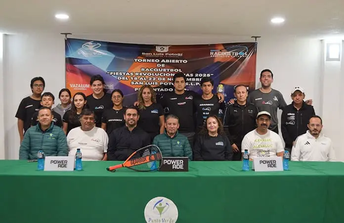 Convocan al torneo de raquetbol ‘Fiestas Revolucionarias 2025’