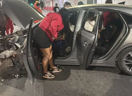 Accidente en Circuito Potosí deja dos personas lesionadas