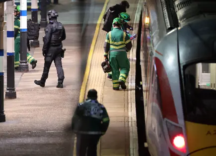 Ataque con arma blanca en tren hacia Londres deja diez heridos Ataque con arma blanca en tren hacia Londres deja diez heridos