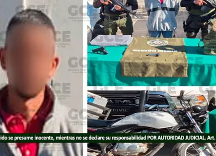 Con arma de fuego, detienen a hampón en Cd. Fernández