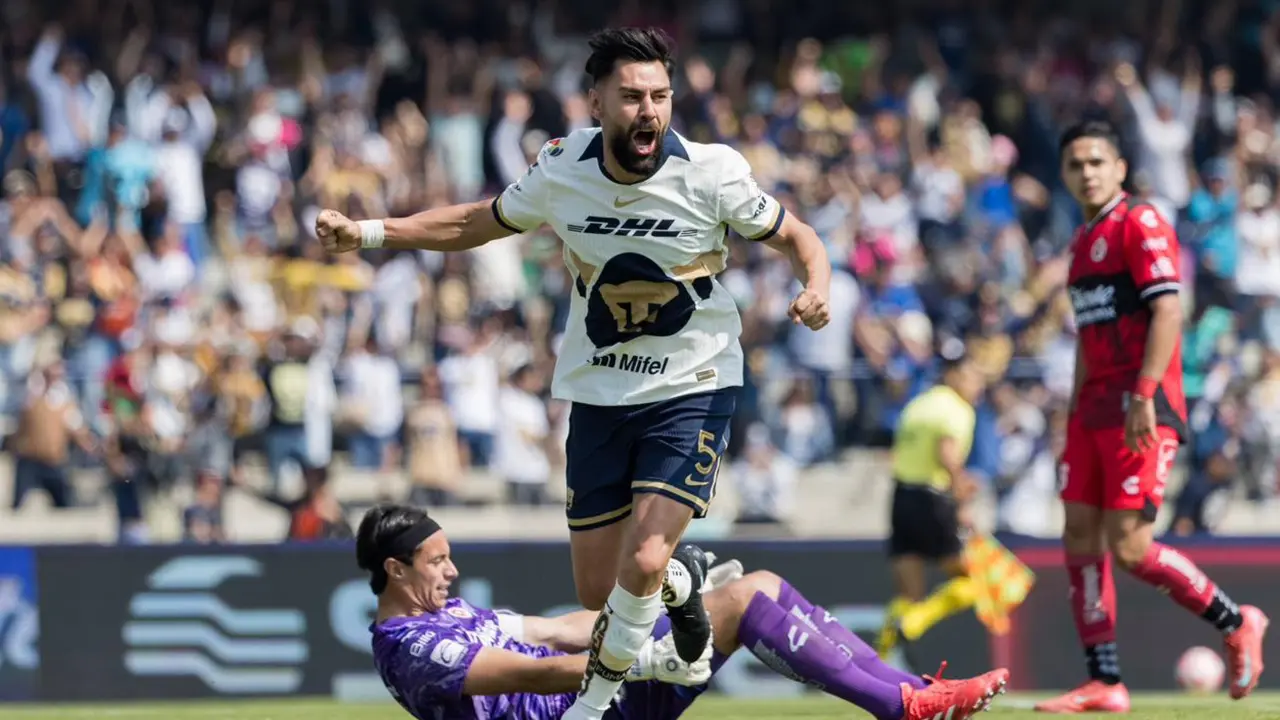 Pumas recupera la senda del triunfo al vencer a Tijuana