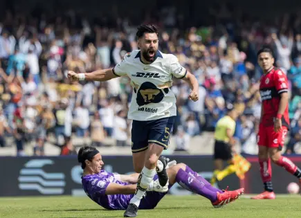 Pumas recupera la senda del triunfo al vencer a Tijuana