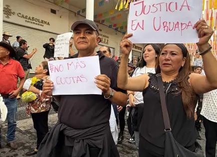 Marcha por la Paz en Uruapan: Ciudadanos exigen justicia y seguridad