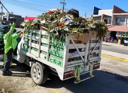 Día de Muertos deja decenas de toneladas de basura en Soledad