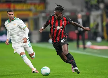 Leao y Maignan dan la victoria al Milan Leao y Maignan dan la victoria al Milan