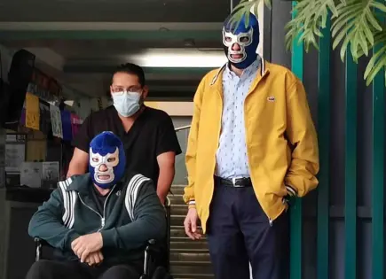 Blue Demon Jr. recibe el alta médica tras accidente automovilístico Blue Demon Jr. recibe el alta médica tras accidente automovilístico
