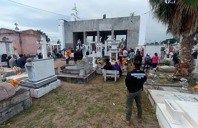 Saldo blanco durante la festividad día de muertos