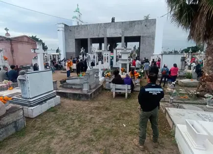 Saldo blanco durante la festividad día de muertos