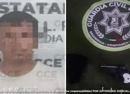 Sujeto armado, detenido en la Zona Media 