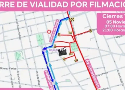 Cierran calles del Centro Histórico por filmación
