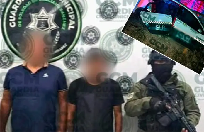 Hampones desvalijaban taxi que habían robado