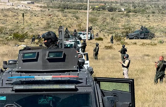 Por tierra y aire, patrullan en Villa de Reyes