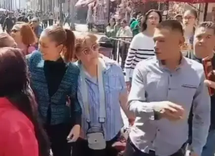 Sheinbaum levanta denuncia contra hombre que la tocó