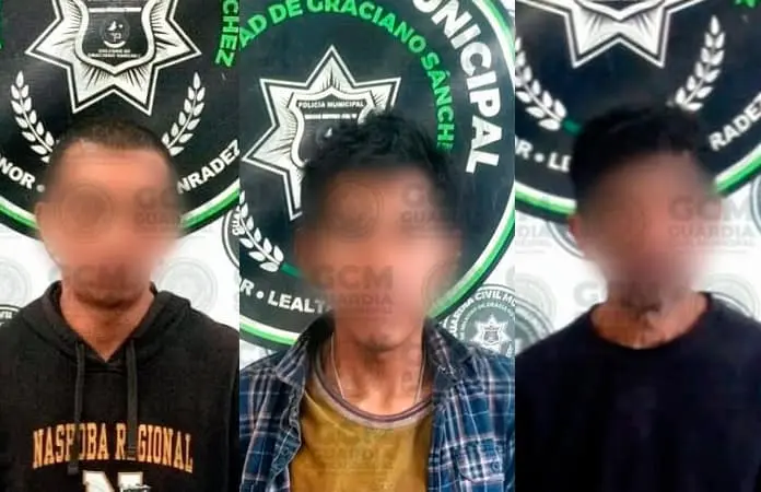 Apresan a tres sujetos por portación de armas prohibidas