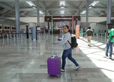 Caen 0.5% pasajeros en el AIFA